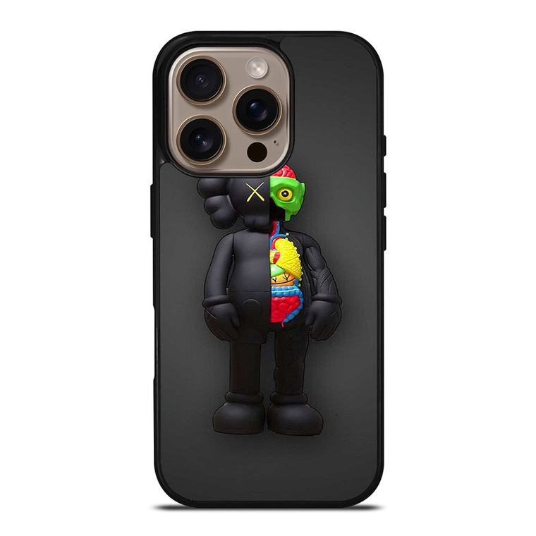 KAWS BLACK iPhone 16 Pro Case