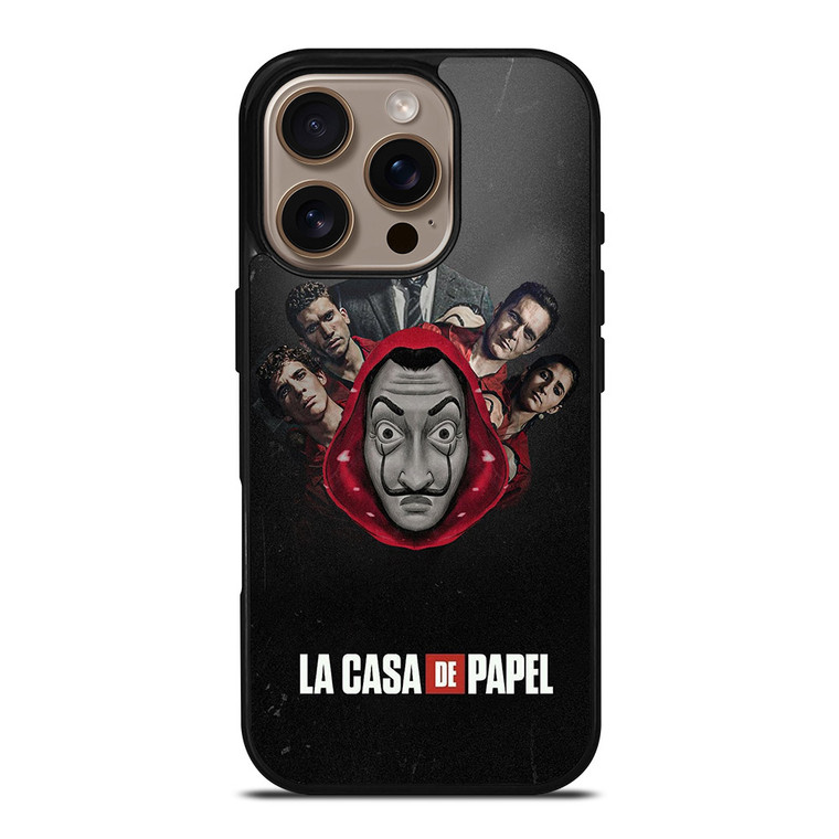 LA CASA DE PAPEL MONEY HEIST ART iPhone 16 Pro Case LA CASA DE PAPEL MONEY HEIST ART iPhone 16 Pro Case