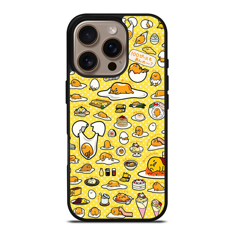 LAZY EGG GUDETAMA COLLAGE iPhone 16 Pro Case LAZY EGG GUDETAMA COLLAGE iPhone 16 Pro Case