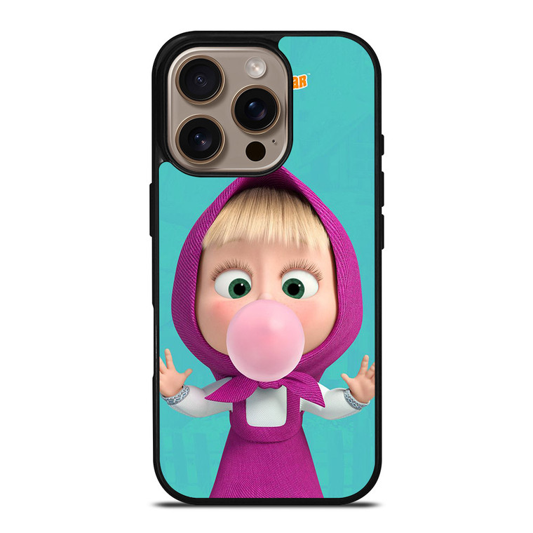 MASHA AND THE BEAR BUBBLEGUM iPhone 16 Pro Case MASHA AND THE BEAR BUBBLEGUM iPhone 16 Pro Case