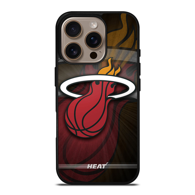 MIAMI HEAT LOGO iPhone 16 Pro Case MIAMI HEAT LOGO iPhone 16 Pro Case