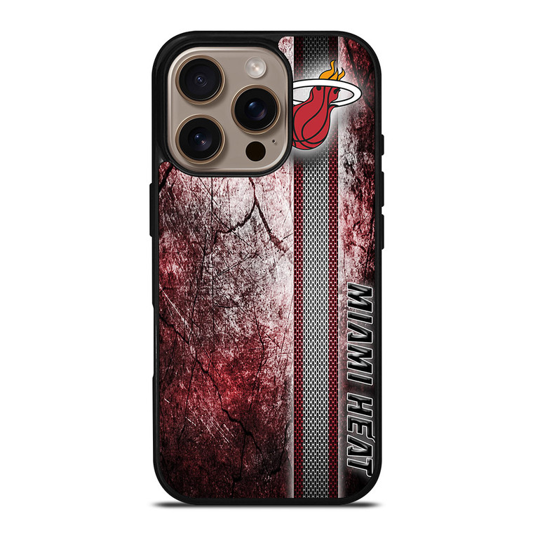 MIAMI HEAT NBA 3 iPhone 16 Pro Case MIAMI HEAT NBA 3 iPhone 16 Pro Case