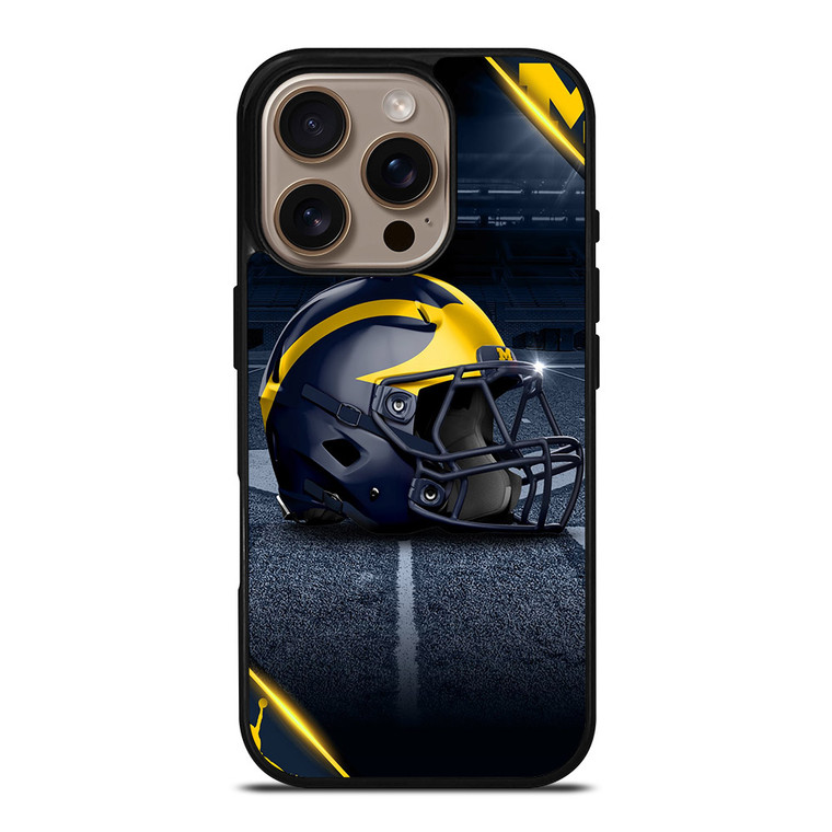 MICHIGAN WOLVERINES FOOTBALL iPhone 16 Pro Case