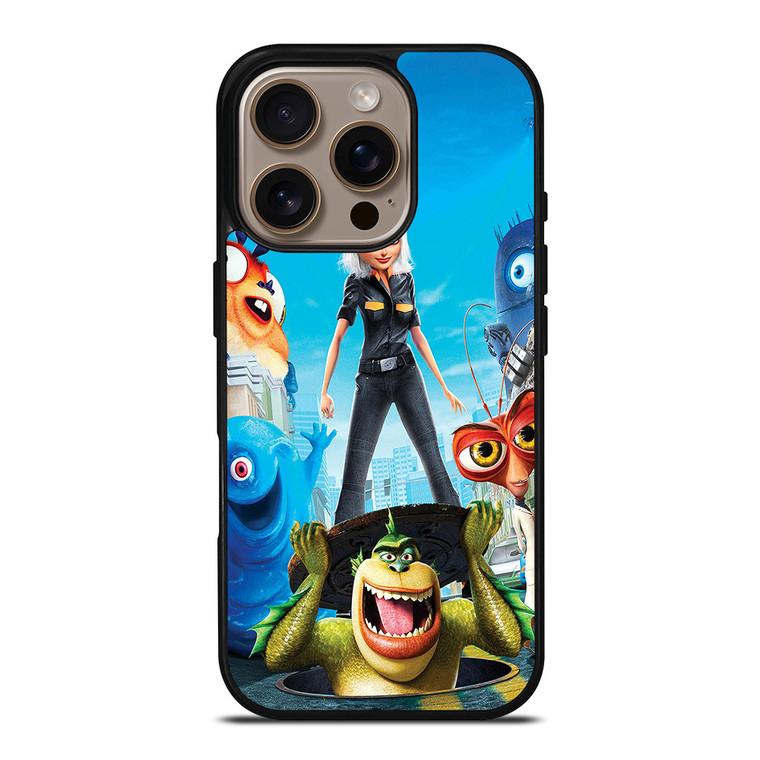MONSTER VS ALIENS CARTOON iPhone 16 Pro Case