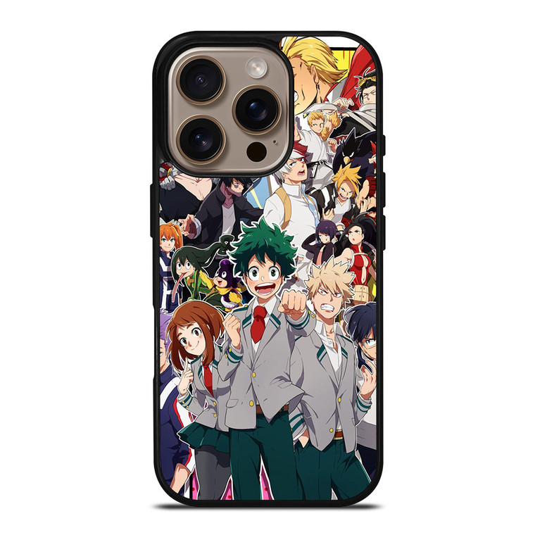 MY HERO ACADEMIA ANIME CHARACTERS iPhone 16 Pro Case MY HERO ACADEMIA ANIME CHARACTERS iPhone 16 Pro Case