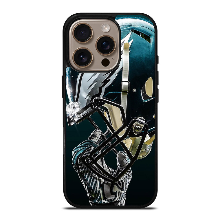 PHILADELPHIA EAGLES HELMET iPhone 16 Pro Case