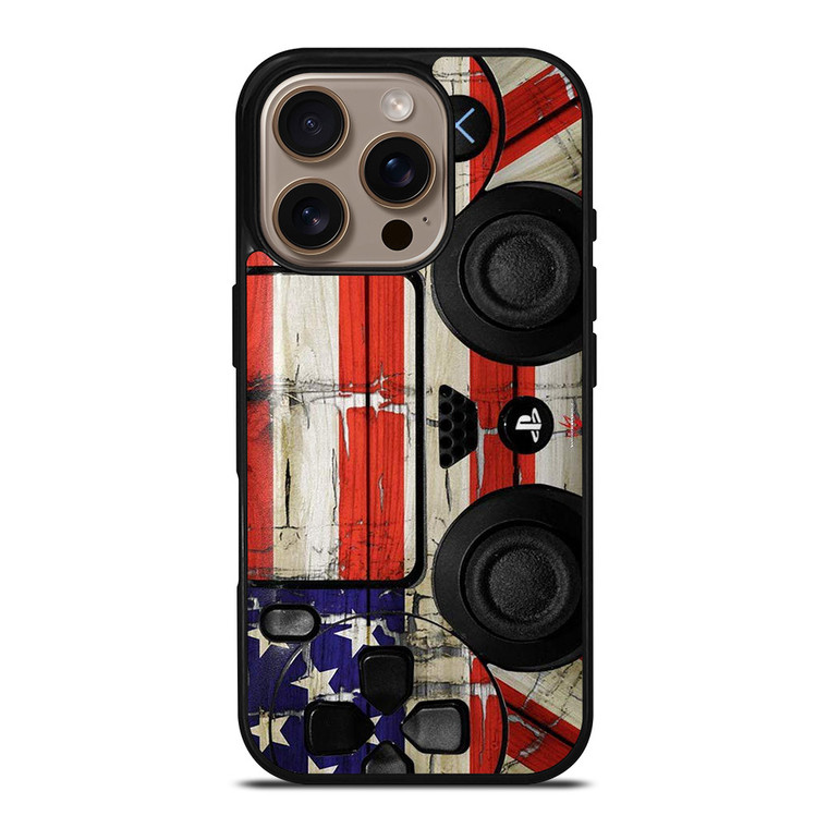 PS4 CONTROLLER AMERICAN iPhone 16 Pro Case