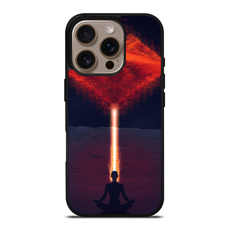 RED SPACE ALIEN iPhone 16 Pro Case