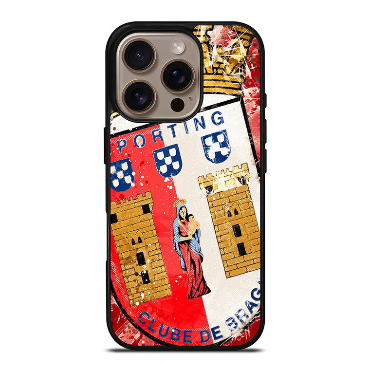 SC BRAGA ART LOGO iPhone 16 Pro Case