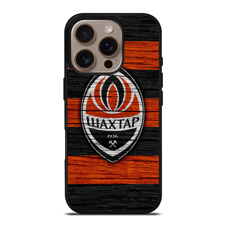 SHAKHTAR DONETSK LOGO WOODEN iPhone 16 Pro Case