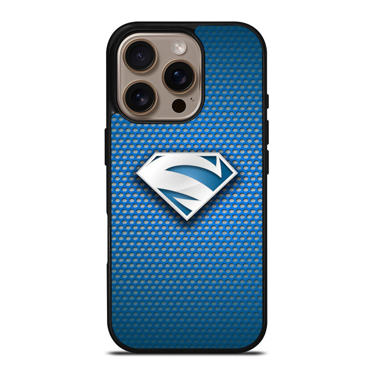 SUPERMAN ELECTRIC BLUE LOGO iPhone 16 Pro Case