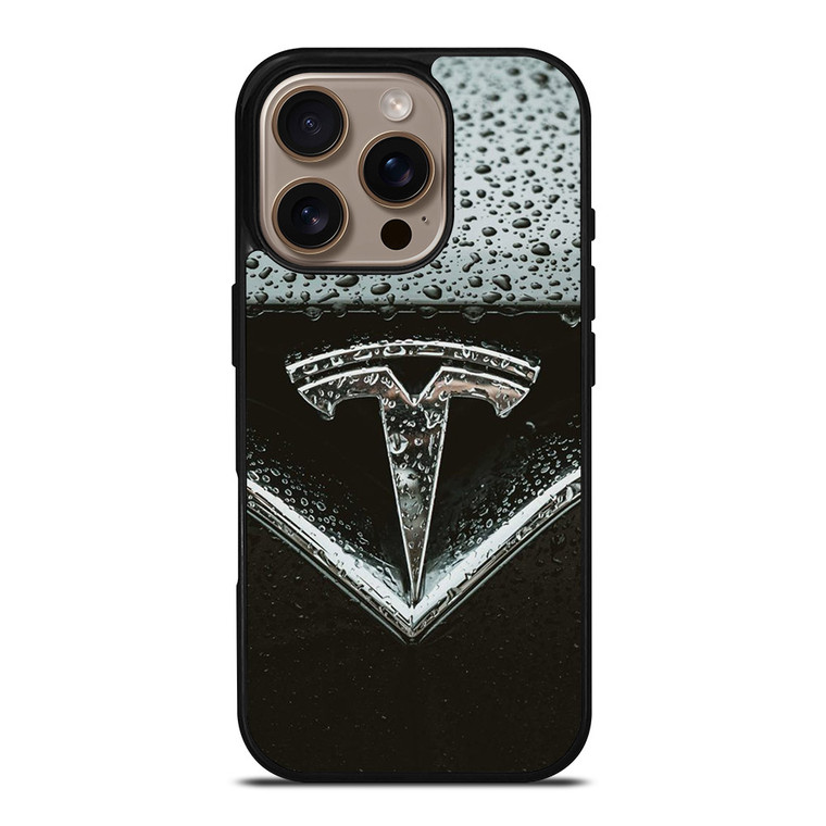 TESLA CAR LOGO 3 iPhone 16 Pro Case