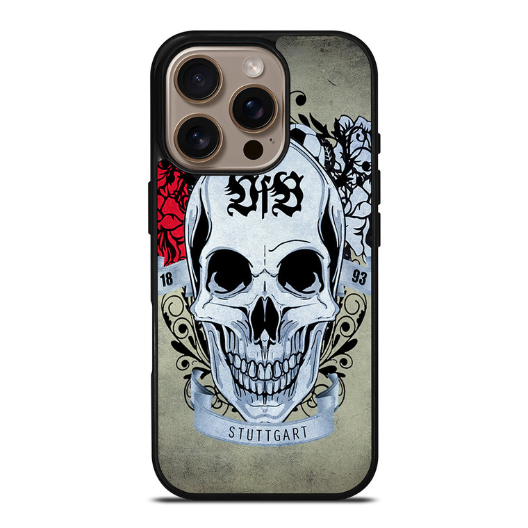 VFB STUTTGART 1893 SKULL ICON iPhone 16 Pro Case