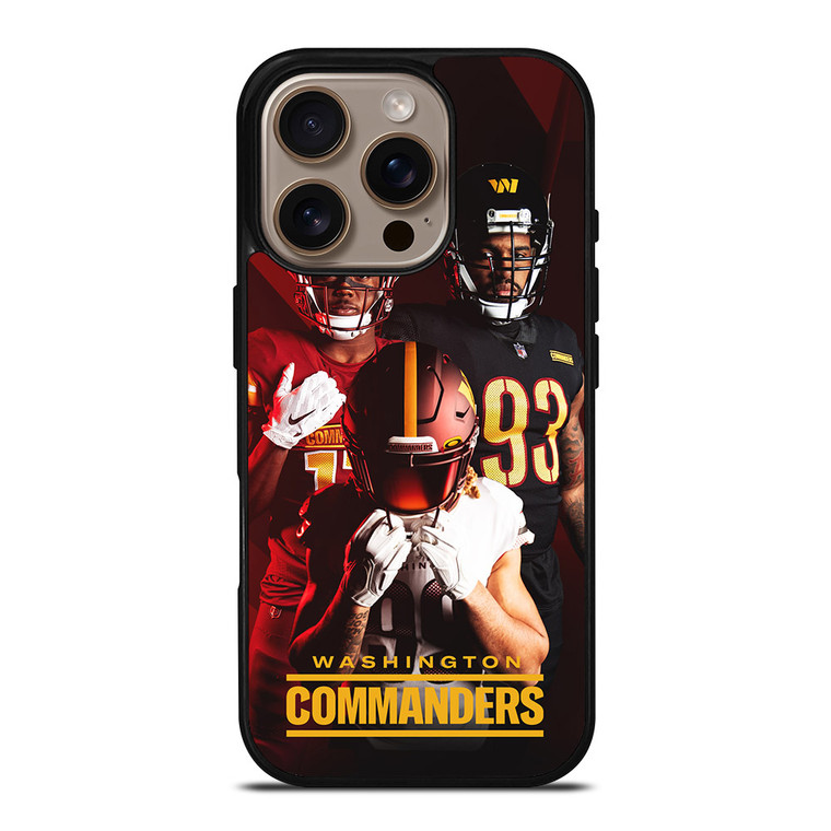 WASHINGTON COMMANDERS PLAYERS iPhone 16 Pro Case
