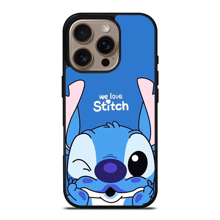 WE LOVE STITCH iPhone 16 Pro Case
