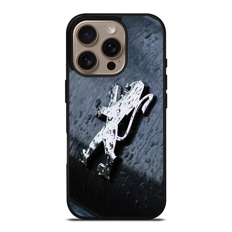 WET PEUGEOT LOGO iPhone 16 Pro Case