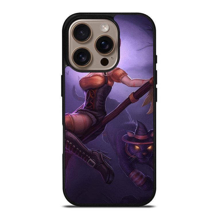 WITCH AND HALLOWEEN MOON iPhone 16 Pro Case