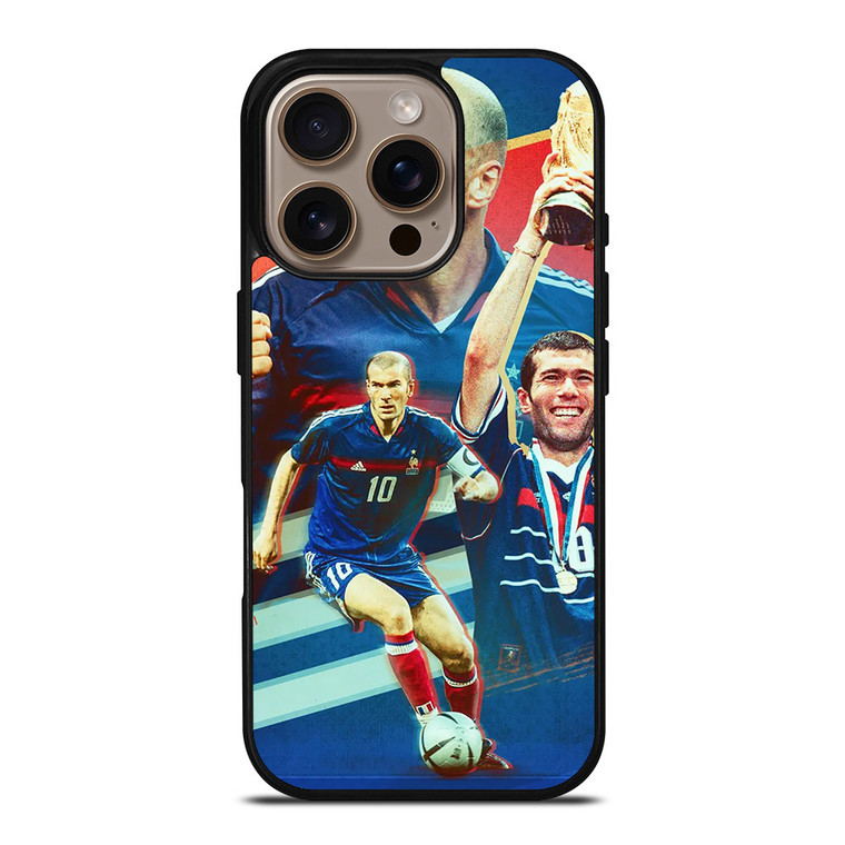 ZINEDINE ZIDANE LEGEND FOOTBALL iPhone 16 Pro Case