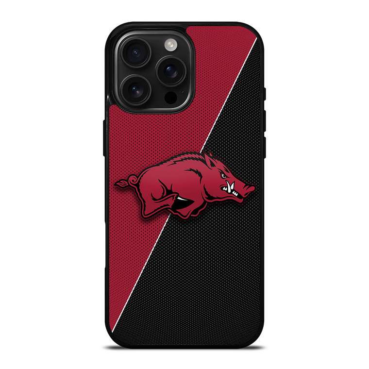 ARKANSAS RAZORBACKS LOGO 3 iPhone 16 Pro Max Case