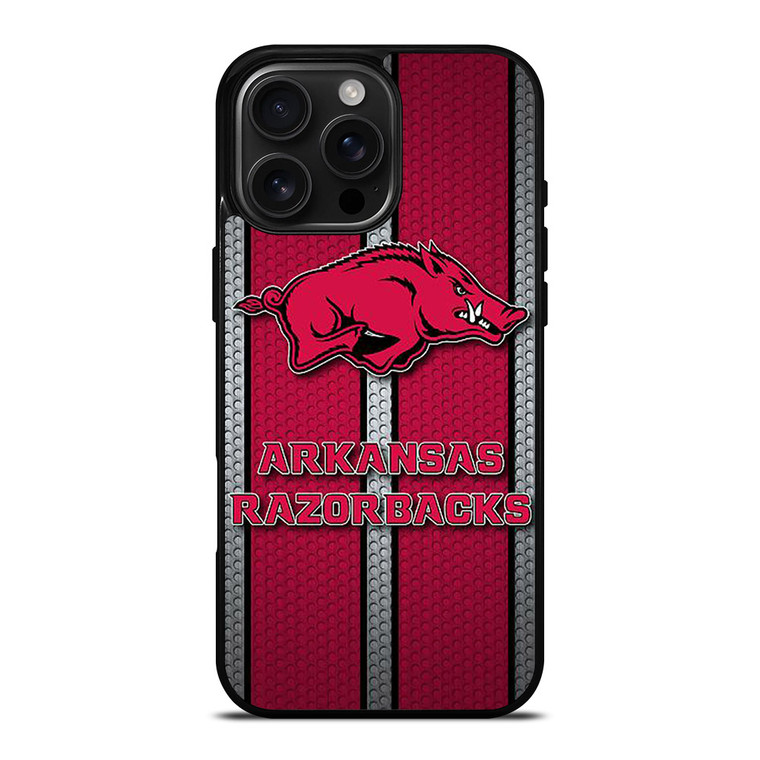 ARKANSAS RAZORBACKS LOGO iPhone 16 Pro Max Case
