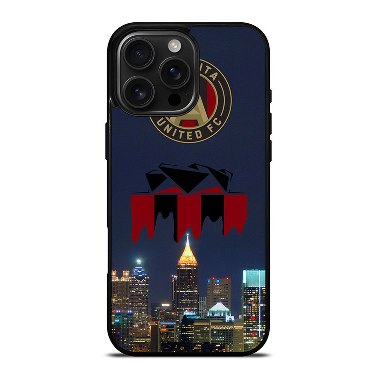 ATLANTA UNITED FC LOGO 4 iPhone 16 Pro Max Case