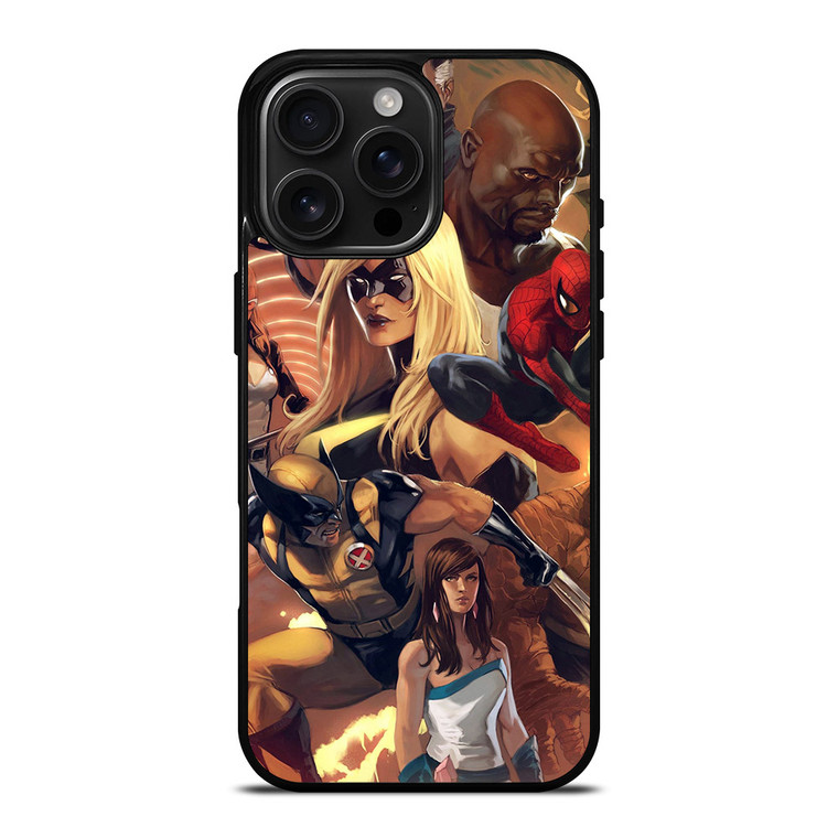 AVENGERS COMICS MARVEL iPhone 16 Pro Max Case