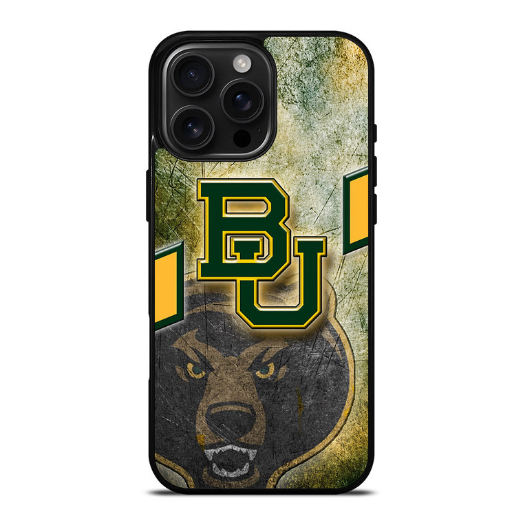 BAYLOR BEARS UNIVERSITY LOGO iPhone 16 Pro Max Case