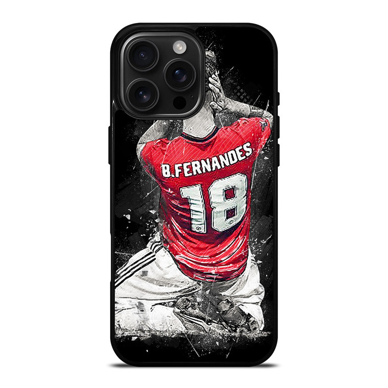 BRUNO FERNANDES MANCHESTER UNITED 2 iPhone 16 Pro Max Case