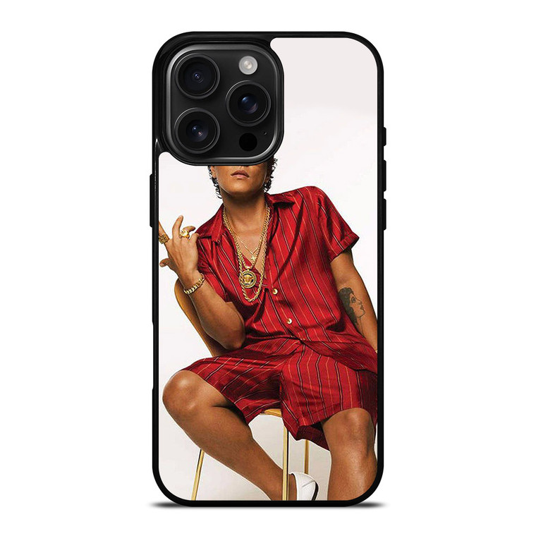 BRUNO MARS RED iPhone 16 Pro Max Case