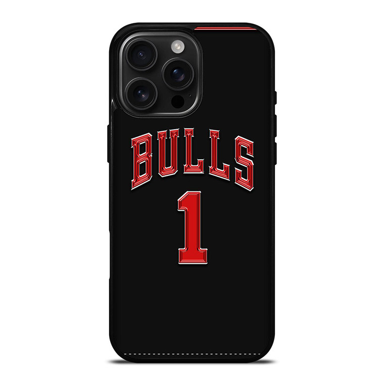 CHICAGO BULLS JERSEY iPhone 16 Pro Max Case