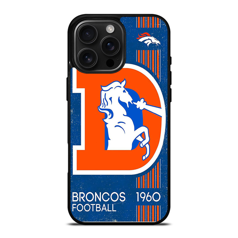 DENVER BRONCOS RETRO LOGO iPhone 16 Pro Max Case