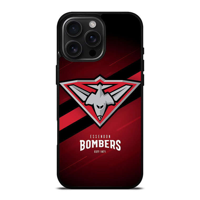 ESSENDON BOMBERS AFL LOGO iPhone 16 Pro Max Case