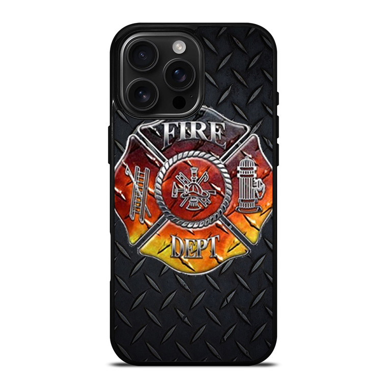 FIREFIGHTER FIRE DEPT iPhone 16 Pro Max Case