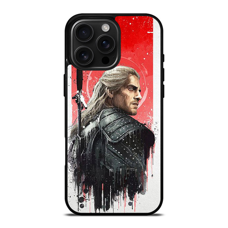 GERALT THE WITCHER ART iPhone 16 Pro Max Case