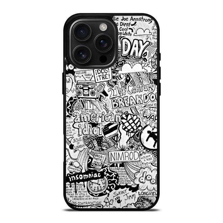 GREEN DAY BAND 2 iPhone 16 Pro Max Case