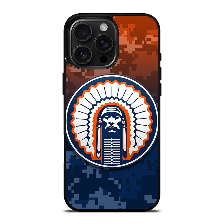 ILLINOIS FIGHTING LOGO iPhone 16 Pro Max Case