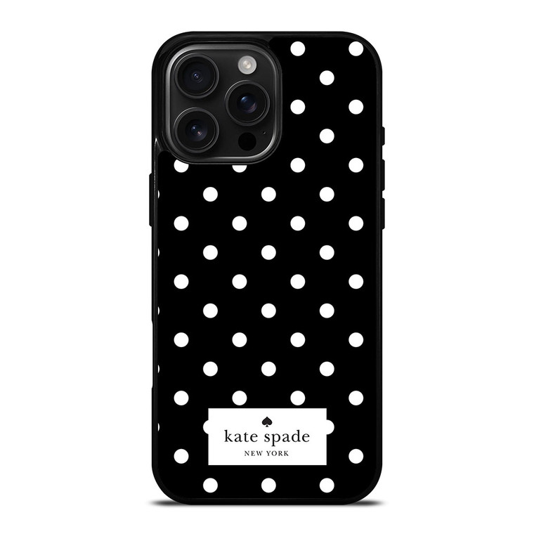 KATE SPADE POLKA BLACK iPhone 16 Pro Max Case KATE SPADE POLKA BLACK iPhone 16 Pro Max Case
