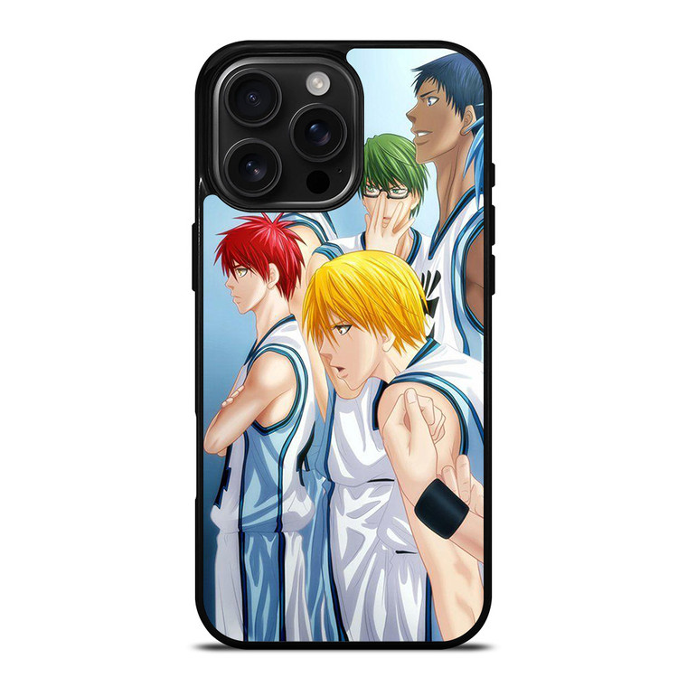 KUROKO'S BASKETBALL CHARACTERS ANIME iPhone 16 Pro Max Case KUROKO'S BASKETBALL CHARACTERS ANIME iPhone 16 Pro Max Case