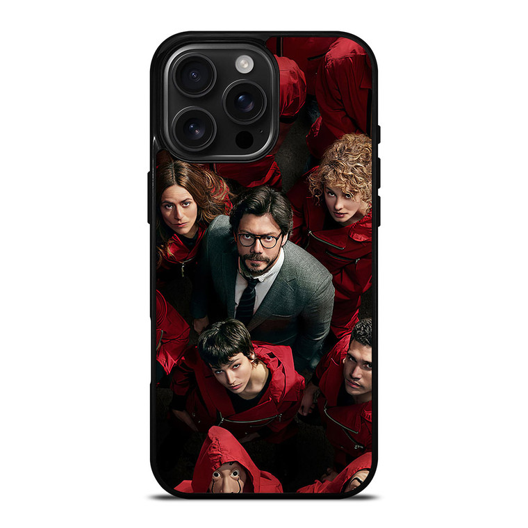 LA CASA DE PAPEL MONEY HEIST CHARACTERS iPhone 16 Pro Max Case LA CASA DE PAPEL MONEY HEIST CHARACTERS iPhone 16 Pro Max Case
