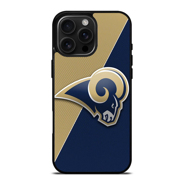 LA RAMS LOGO NFL 2 iPhone 16 Pro Max Case LA RAMS LOGO NFL 2 iPhone 16 Pro Max Case