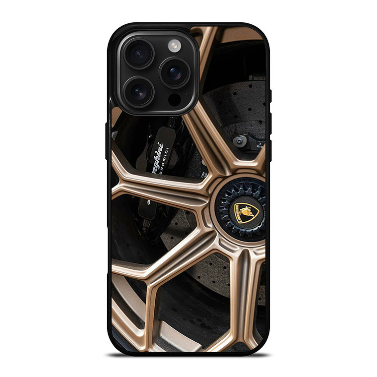 LAMBORGHINI WHEEL 5 iPhone 16 Pro Max Case LAMBORGHINI WHEEL 5 iPhone 16 Pro Max Case