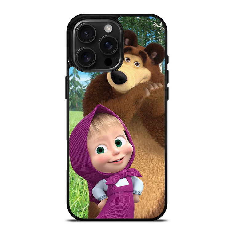 MASHA AND THE BEAR CUTE iPhone 16 Pro Max Case