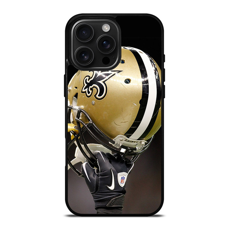 NEW ORLEANS SAINTS HELMET iPhone 16 Pro Max Case