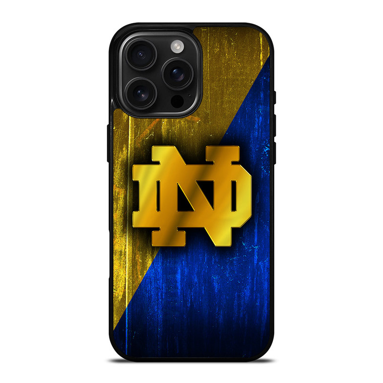 NOTRE DAME LOGO 3 iPhone 16 Pro Max Case