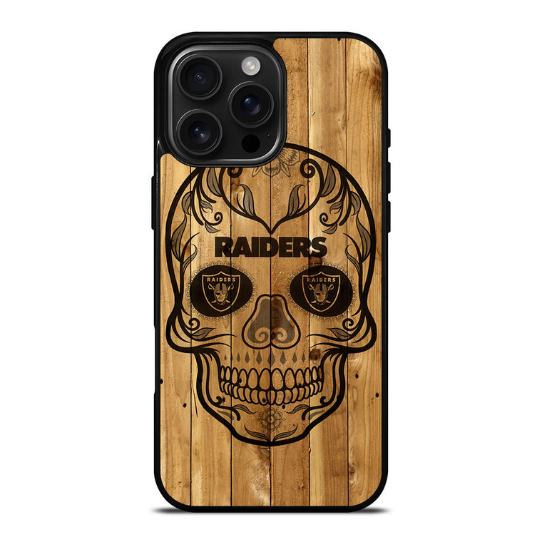 OAKLAND RAIDERS SKULL 3 iPhone 16 Pro Max Case