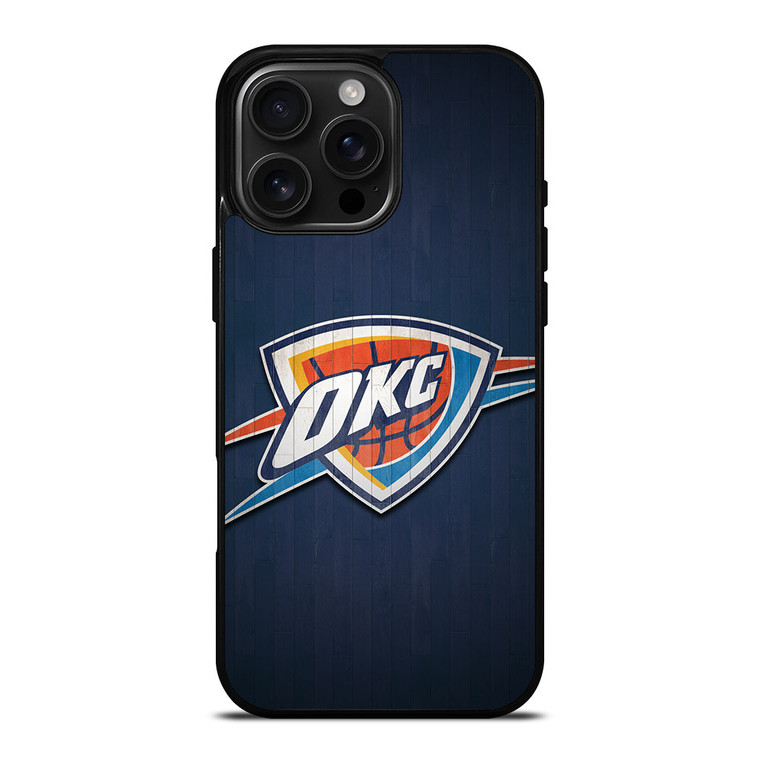 OKLAHOMA CITY THUNDER LOGO iPhone 16 Pro Max Case