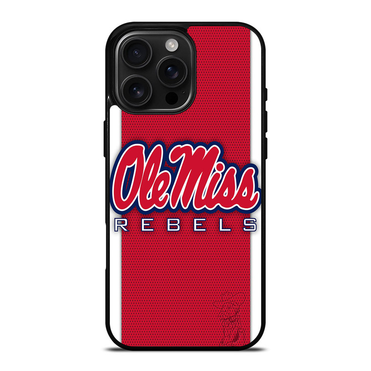 OLE MISS REBELS iPhone 16 Pro Max Case