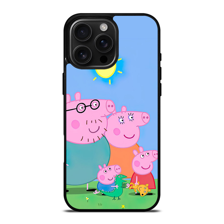 PEPPA PIG FAMILY iPhone 16 Pro Max Case