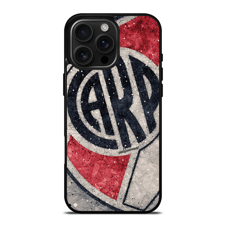 RIVER PLATE FC ART iPhone 16 Pro Max Case