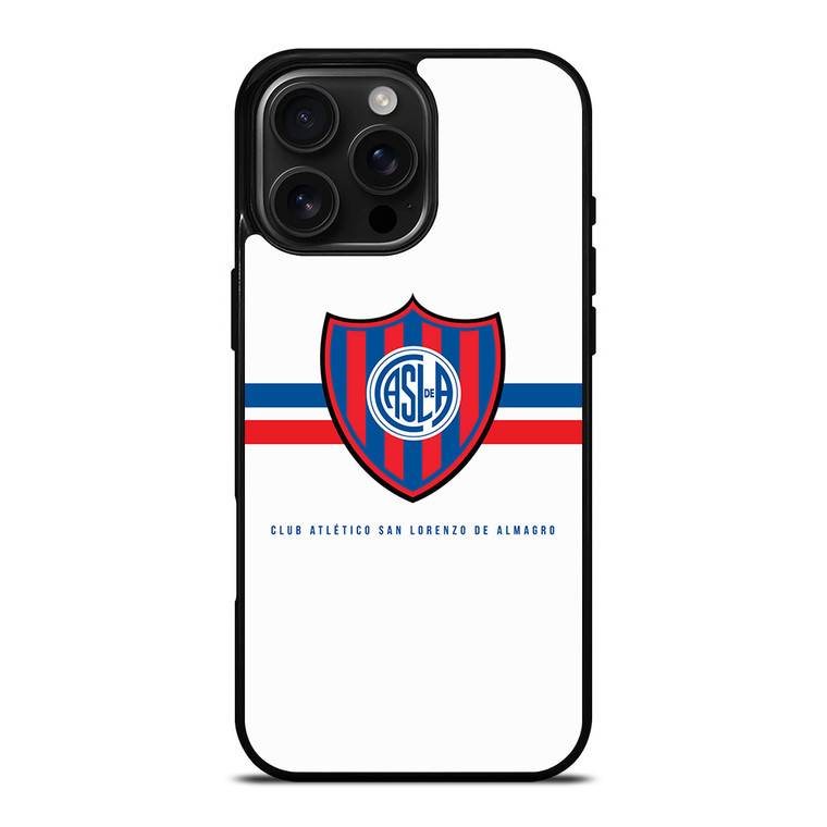 SAN LORENZO FC LOGO iPhone 16 Pro Max Case SAN LORENZO FC LOGO iPhone 16 Pro Max Case